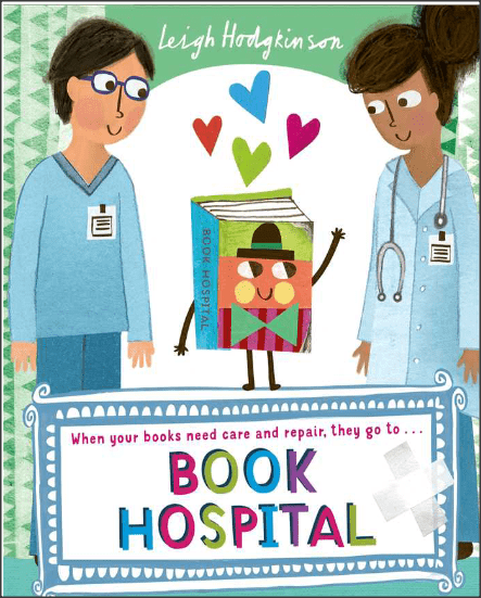 Book Hospital by Leigh Hodgkinson, paperback edition.