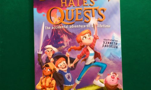Picture of a middle grade fiction book called Frankie Best Hates Quests by Chris Smith