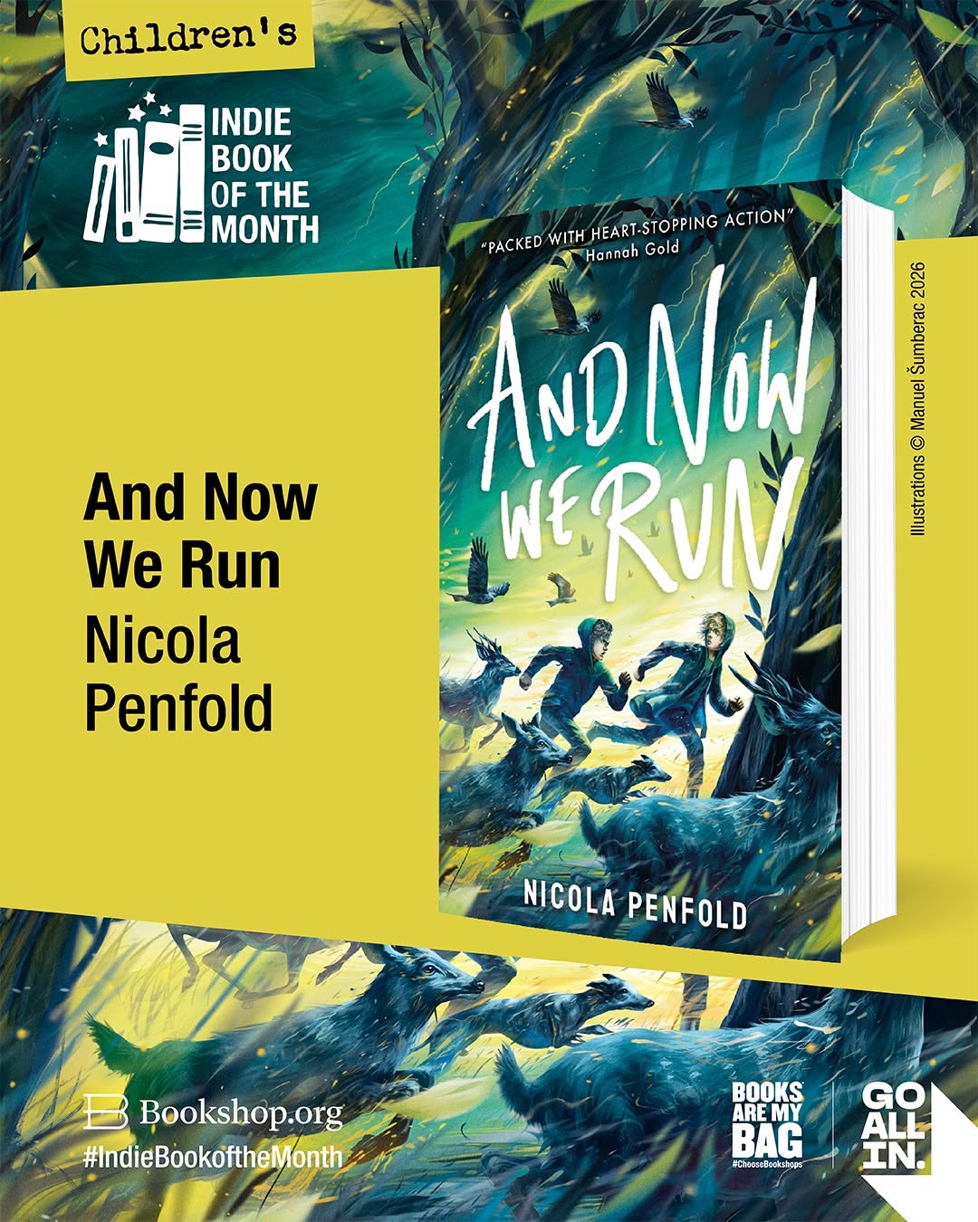 Now we run - Indie book of the month