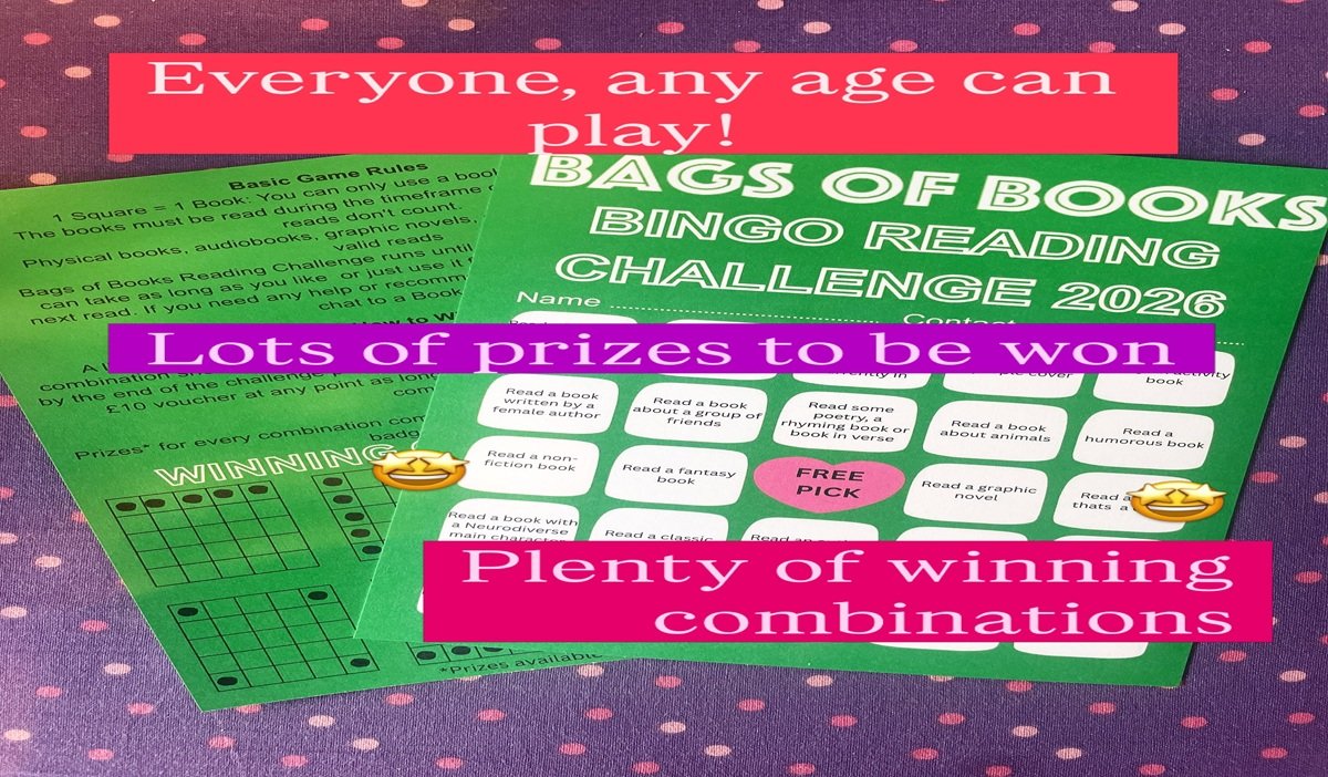 Bags of Books Bingo Reading Challenge 2026